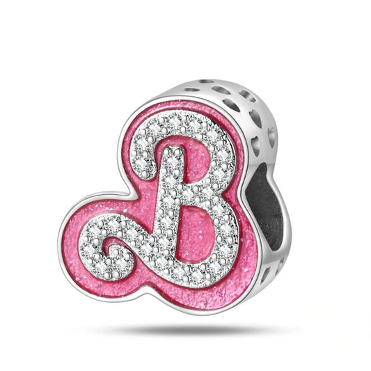 Serafinn Fancy Letter B Silver Charm