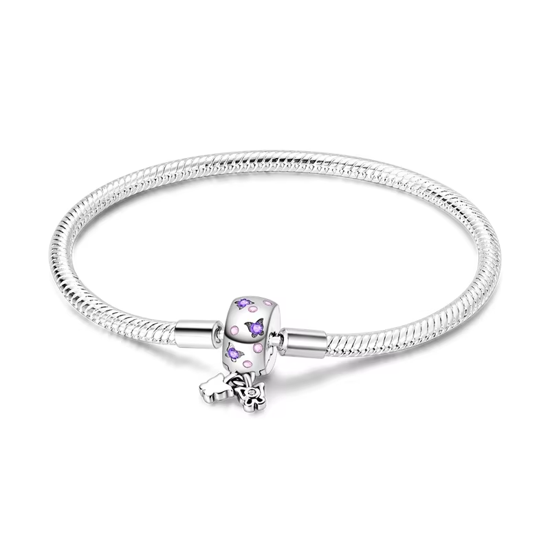 Serafinn Butterfly Love Silver Bracelet