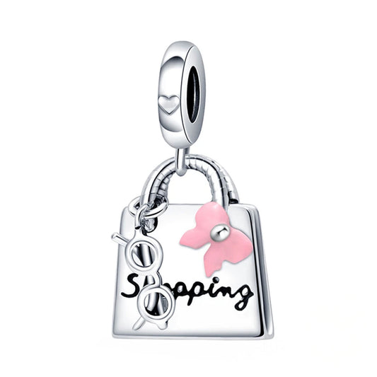 Serafinn Shopping Silver Charm