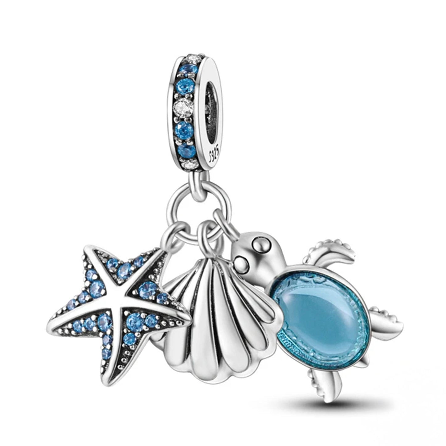 Serafinn Sea World Silver Charm