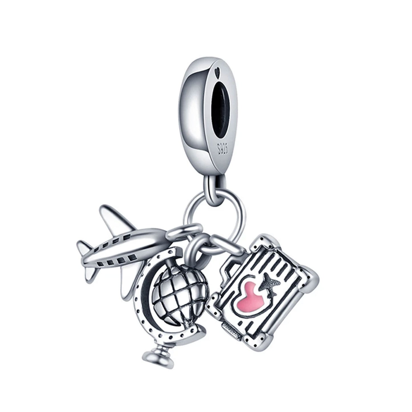 Serafinn Around The World Silver Charm